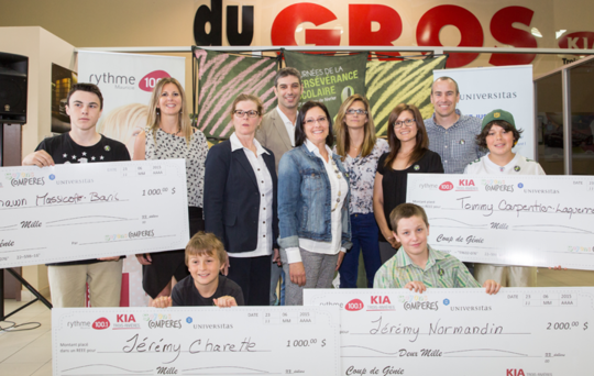 COUP DE GÉNIE : KIA Trois-Rivières remet 2 000 $ à Jérémy Normandin